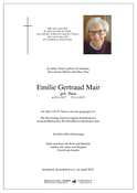 Emilie Gertraud Mair
